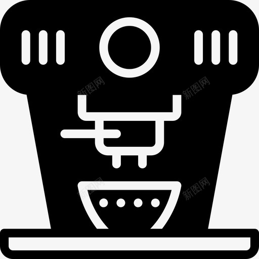 咖啡机厨房用品2装满图标svg_新图网 https://ixintu.com 厨房用品2 咖啡机 装满