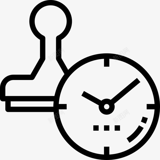 邮票加密货币区块链线性图标svg_新图网 https://ixintu.com 加密货币区块链 线性 邮票