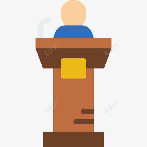 演讲商务和金融37平图标svg_新图网 https://ixintu.com 商务和金融37 平 演讲