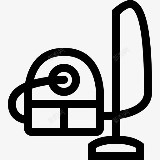 吸尘器家用电器灰尘图标svg_新图网 https://ixintu.com 吸尘器 家用电器 微小 灰尘