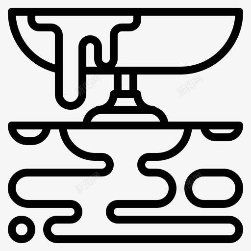 血万圣节恐怖图标svg_新图网 https://ixintu.com 万圣节 恐怖 红色 血
