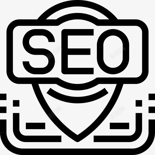 搜索引擎优化搜索引擎优化和在线营销13线性图标svg_新图网 https://ixintu.com 搜索引擎优化 搜索引擎优化和在线营销13 线性