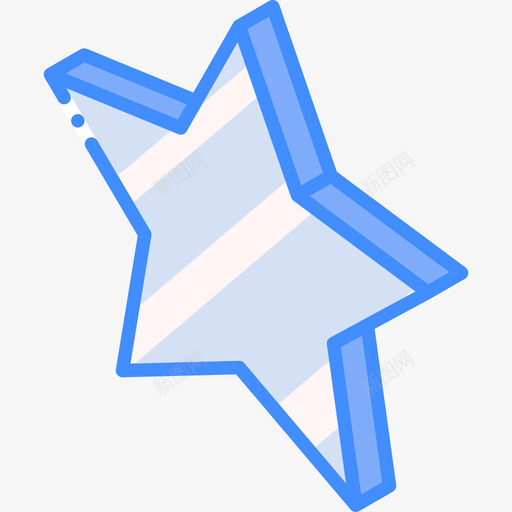 星星基本装备16蓝色图标svg_新图网 https://ixintu.com 基本装备16 星星 蓝色