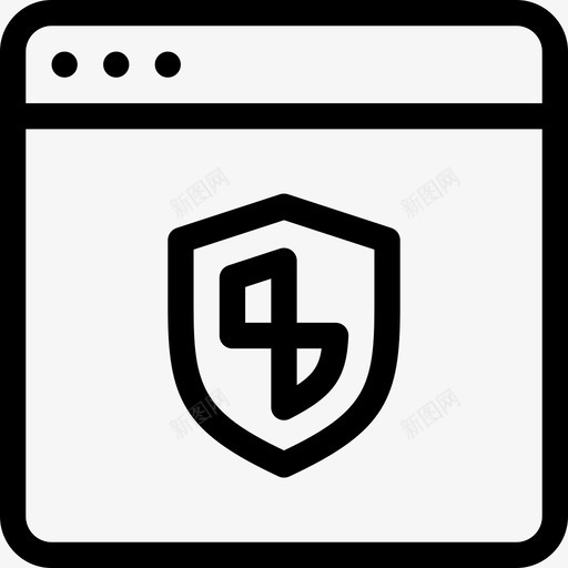 网站互联网安全23线性图标svg_新图网 https://ixintu.com 互联网安全23 线性 网站