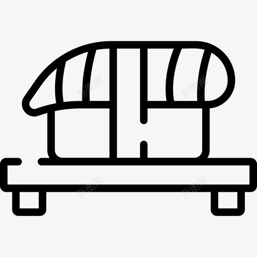 生鱼片食品85直系图标svg_新图网 https://ixintu.com 生鱼片 直系 食品85