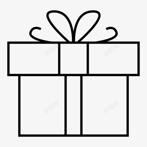 礼盒折扣礼品图标svg_新图网 https://ixintu.com 折扣 礼品 礼物 礼盒 销售