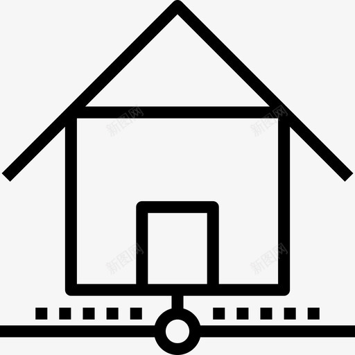 家庭网络和数据库2线性图标svg_新图网 https://ixintu.com 家庭 线性 网络和数据库2
