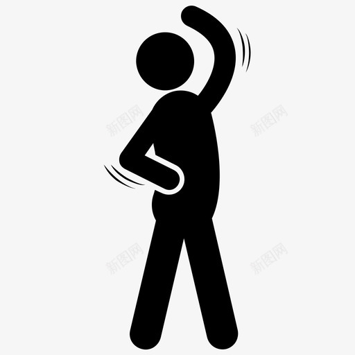健美操健身课体育课图标svg_新图网 https://ixintu.com 体操 体操训练 体育课 健美操 健身课 奥运会标志