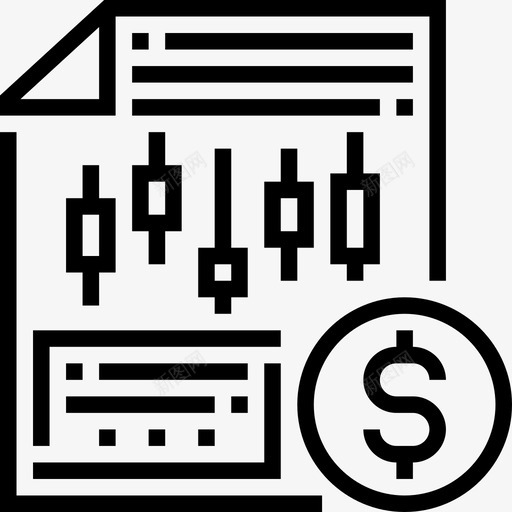 分析现代投资线性图标svg_新图网 https://ixintu.com 分析 现代投资 线性