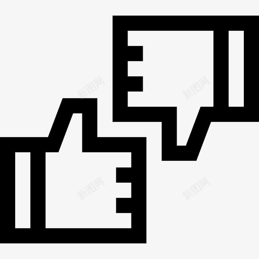 竖起大拇指人际关系和情感5直系图标svg_新图网 https://ixintu.com 人际关系和情感5 直系 竖起大拇指