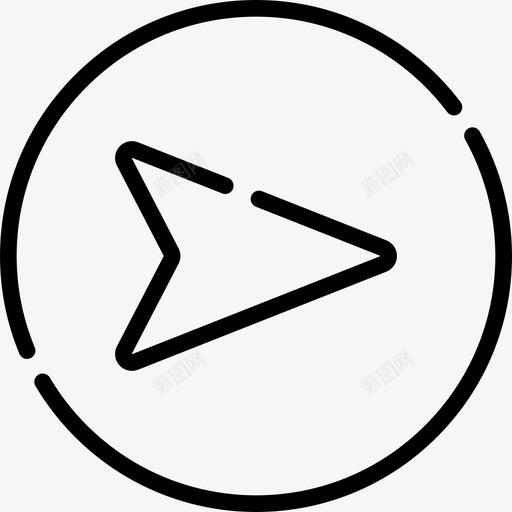 箭头电子和web元素集合4线性图标svg_新图网 https://ixintu.com 电子和web元素集合4 箭头 线性