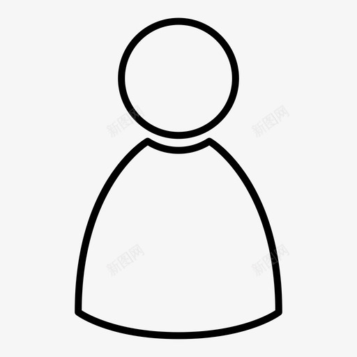 用户头像访客图标svg_新图网 https://ixintu.com 个人 个人资料 头像 用户 访客