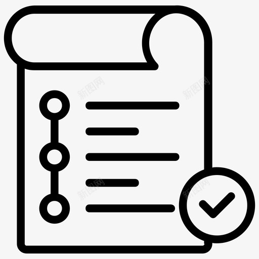 清单产品列表时间表图标svg_新图网 https://ixintu.com 产品列表 任务 时间表 清单 百万富翁习惯线图标 调查列表