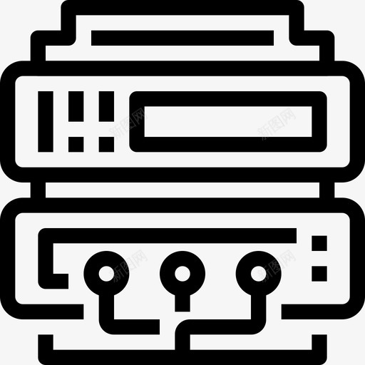 服务器网络和数据库5线性图标svg_新图网 https://ixintu.com 服务器 线性 网络和数据库5