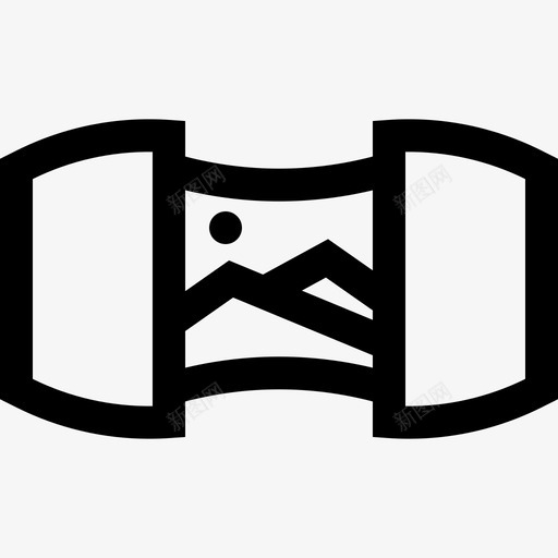 360度全景9图标svg_新图网 https://ixintu.com 360度全景 9