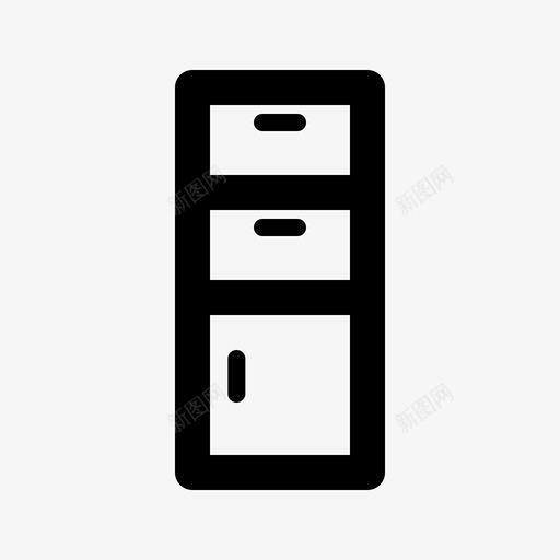 现代橱柜家具室内图标svg_新图网 https://ixintu.com 室内 家具 现代橱柜 衣柜