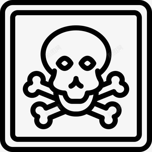 有毒健康和安全5线性图标svg_新图网 https://ixintu.com 健康和安全5 有毒 线性