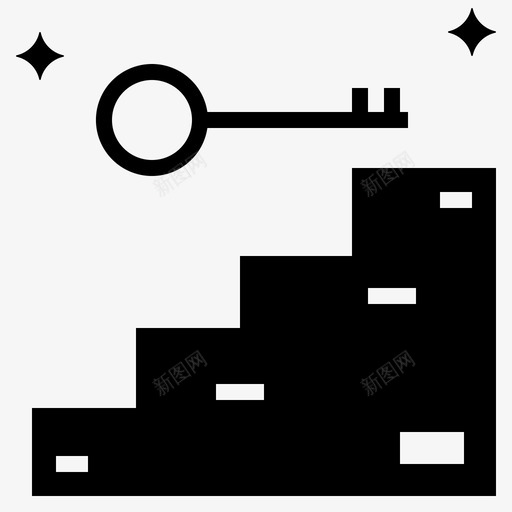 成功完成实现图标svg_新图网 https://ixintu.com 关键 完成 实现 成功 营销管理雕文