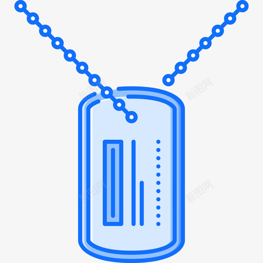 徽章战争8蓝色图标svg_新图网 https://ixintu.com 徽章 战争8 蓝色