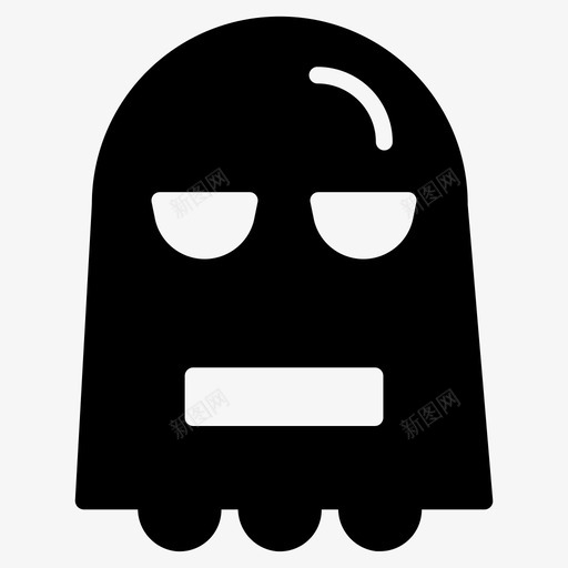 鬼魂外星人boo图标svg_新图网 https://ixintu.com boo 万圣节第一卷 外星人 恐怖 鬼魂