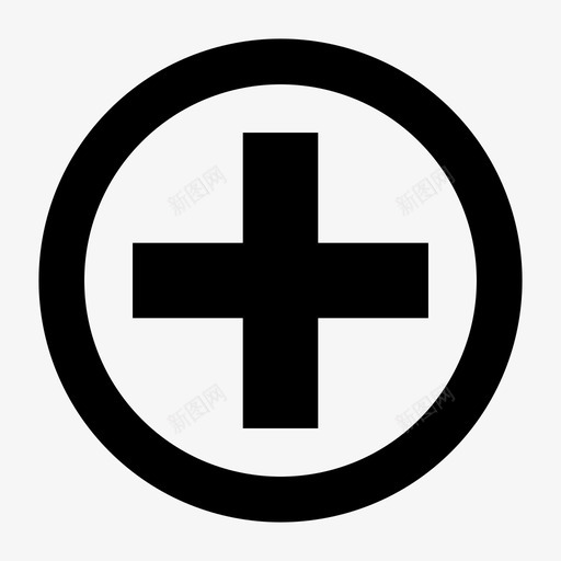 添加附加跟随图标svg_新图网 https://ixintu.com plus 医院 添加 用户界面 跟随 附加