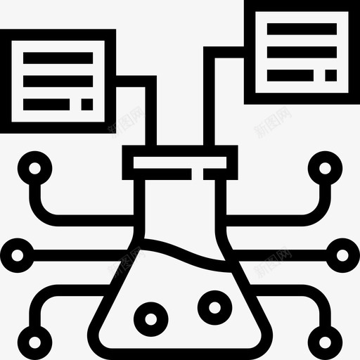 管茎2线形图标svg_新图网 https://ixintu.com 管 线形 茎2