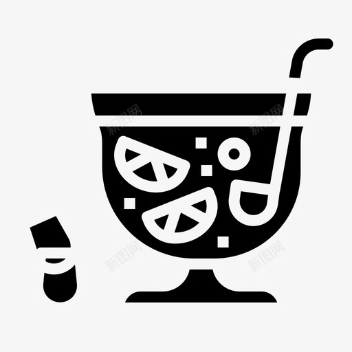 冲剂酒精碗图标svg_新图网 https://ixintu.com 冲剂 固体饮料 碗 罐子 酒精 饮料