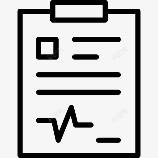 剪贴板医生商店3线性图标svg_新图网 https://ixintu.com 剪贴板 医生商店3 线性