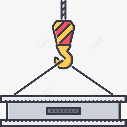 起重机9号楼颜色图标svg_新图网 https://ixintu.com 9号楼 起重机 颜色