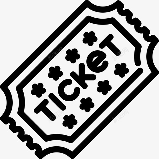 门票马戏团25直系图标svg_新图网 https://ixintu.com 直系 门票 马戏团25