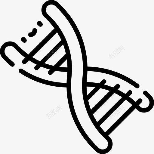 Dna24号医院直线型图标svg_新图网 https://ixintu.com 24号医院 Dna 直线型
