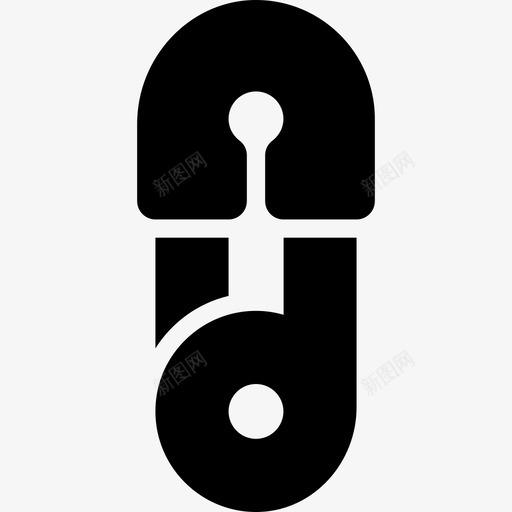 安全销26号工具实心图标svg_新图网 https://ixintu.com 26号工具 安全销 实心
