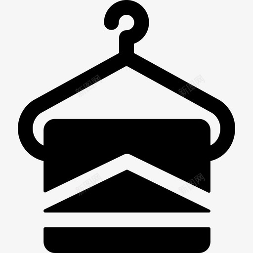 毛巾桑拿5填充图标svg_新图网 https://ixintu.com 填充 桑拿5 毛巾