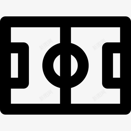 足球场运动31直线型图标svg_新图网 https://ixintu.com 直线型 足球场 运动31