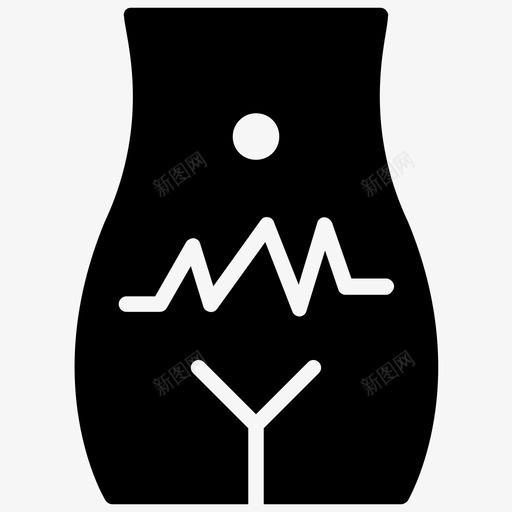 经期抽筋痛经月经图标svg_新图网 https://ixintu.com 妇科字形图标 月经 痛经 经期抽筋