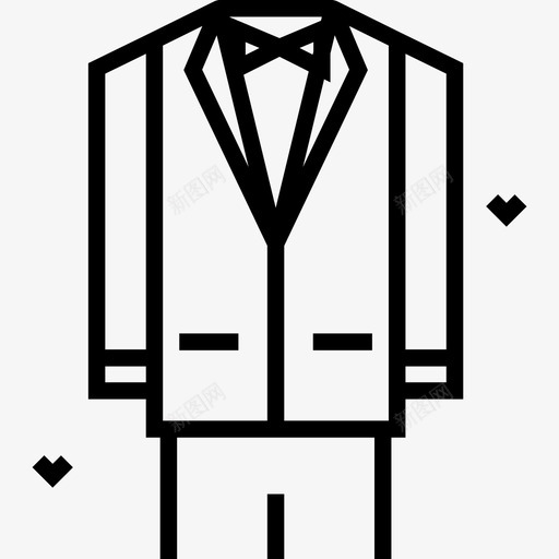 西服18号婚礼直系图标svg_新图网 https://ixintu.com 18号婚礼 直系 西服