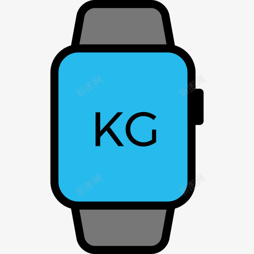 智能手表fitness40线性颜色图标svg_新图网 https://ixintu.com fitness40 智能手表 线性颜色