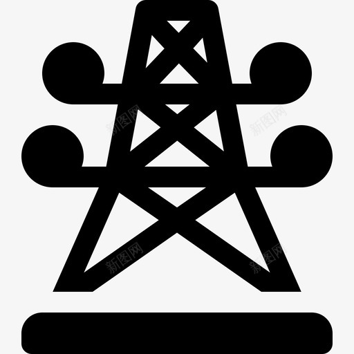 电气塔温室2已填充图标svg_新图网 https://ixintu.com 已填充 温室2 电气塔