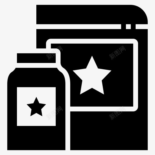 产品品牌商品图标svg_新图网 https://ixintu.com 产品 包装 品牌 商品 营销管理字形