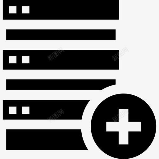 数据库交互6已填充图标svg_新图网 https://ixintu.com 交互6 已填充 数据库
