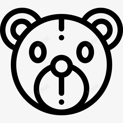 熊在森林13号直系图标svg_新图网 https://ixintu.com 在森林13号 熊 直系