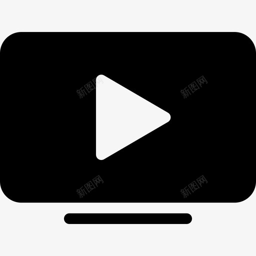 Youtube应用程序窗口填充图标svg_新图网 https://ixintu.com Youtube 填充 应用程序窗口
