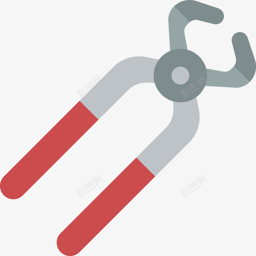 28号工具扁钳图标svg_新图网 https://ixintu.com 28号工具扁钳