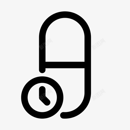 疗程药丸药物图标svg_新图网 https://ixintu.com 疗程 药丸 药物