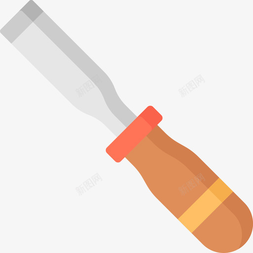 4号工具箱扁凿图标svg_新图网 https://ixintu.com 4号工具箱扁凿