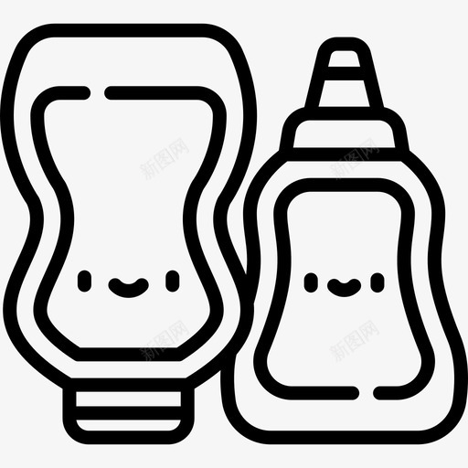 番茄酱快餐25直链图标svg_新图网 https://ixintu.com 快餐25 番茄酱 直链