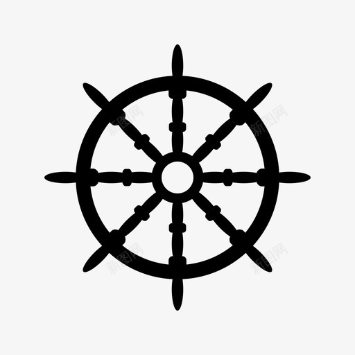 轮舵运输图标svg_新图网 https://ixintu.com 舵 轮 运输