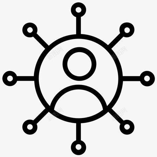 网络管理员管理员社交社区图标svg_新图网 https://ixintu.com 用户联系人 社交社区 社交网络 管理员 网络管理员 项目管理线向量图标
