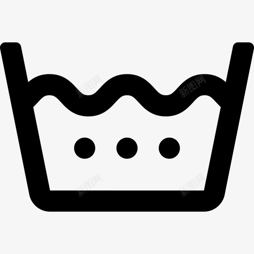 洗涤纺织品护理2填充图标svg_新图网 https://ixintu.com 填充 洗涤 纺织品护理2