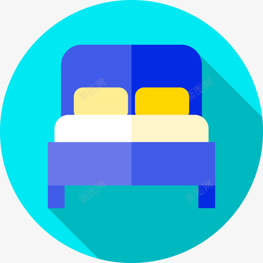 床早上例行公寓图标svg_新图网 https://ixintu.com 公寓 床 早上例行